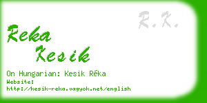 reka kesik business card